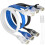 Καλώδιο Cat6Ethernet2Ft-3Pack, Καλώδια Internet υψηλής ταχύτητας μικρού μήκους, Μαλακό 1