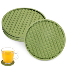 Mizh4Pcs suporturi pentru pahare auto din silicon, suporturi rotunde pentru pahare auto, accesorii auto
