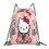 Τσάντες με κορδόνι Hello Kitty, αδιάβροχες, αθλητικές, σακίδια πλάτης, σάκος γιόγκα, 1