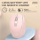 Rechargeable Bluetooth~compatible Wireless Mouse 2.4G Optical Mice with USB RGB 1600DPI Mouse for Computer Laptop PC Mute Mouse 5