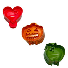 Lucare Pie Reusable 3D Multifunctional Mini Dumpling Cookie Maker For Cooking 3pc