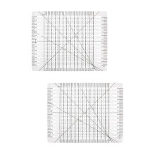 2 Pack Patchwork Cutting Ruler Square Tool DIY Patchwork Tool Craft Projects Circle Ruler DIY Patchwork Ruler