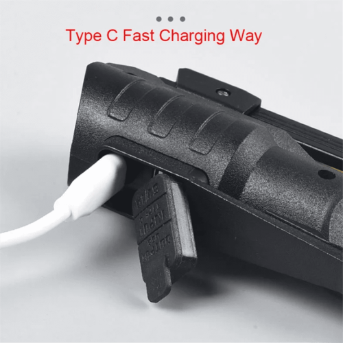 COB Foldable Flashlight LED Work Light 7 Modes Magnetic USB Rechargeable Torch Portable Working Flash Light 2