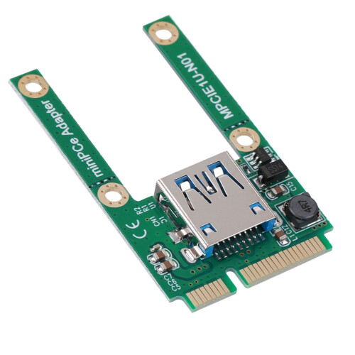 Placa de conversão Emoshayoga mSATA para USB, Mini PCI-E, Adaptador conversor USB 2.0 mPCI-E para WIN2000/XP/Vista/Win7/Win8/LINUX 2