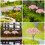 8pcs Miniature Street Trees Model Sand Table Landscape Cherry Blossom Trees 2