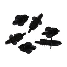 Set di 6 versatori in plastica per liquori, alcolici, vino e cocktail.