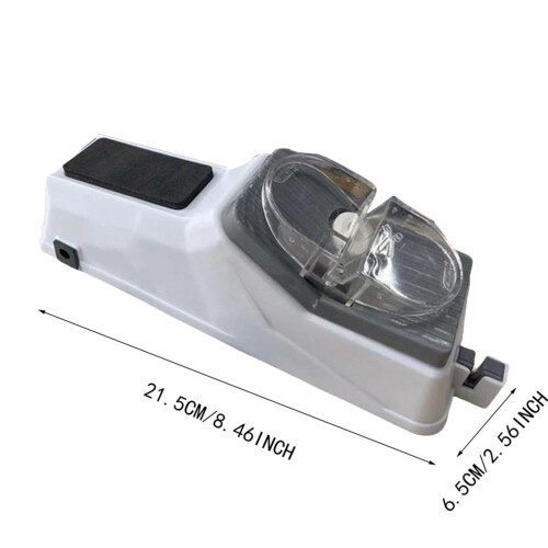 Electric Sharpener for Home, 5-Second Quick Sharpening & Polishing with Protective Cover (Power Cord Interface) - Compatible with Kitchen Tools 1