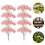 8pcs Miniature Street Trees Model Sand Table Landscape Cherry Blossom Trees 5