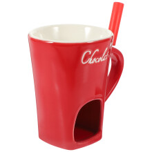 Ceramic Chocolate Melting Cup, Compatible with Mini Fondue Sets, Stainless Steel & Butter Melters, Household Chafing Dish