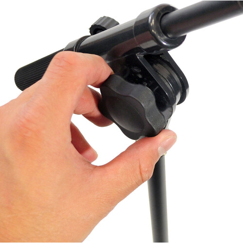 PylePro Adjustable Extendable Freestanding Base Desktop Microphone Stand, Black 1