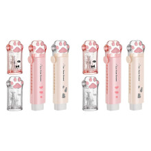 8 Pcs Cute Pencil Sharpener and Shaped Retractable Eraser Kawaii Pencil Sharpener School Supplies