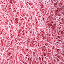 Sm:)e Pink Crinkle Cut Paper for Gift Baskets, Shred Packing Raffia Grass Cushion Paper - 8oz, compatible with basket filler, gift boxes, Christmas,