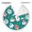 Saia para árvore de Natal com boneco de neve, 76 cm (30 polegadas), tapete para árvore de Natal de inverno, saia para árvore de Natal para 3