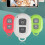 SUSUchens Bluetooth Camera Remote Shutter Control Selfie Controller for compatible with iPhone Black 5