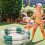 Eease Inflatable Kiddie Pool for Outdoor Fun 6