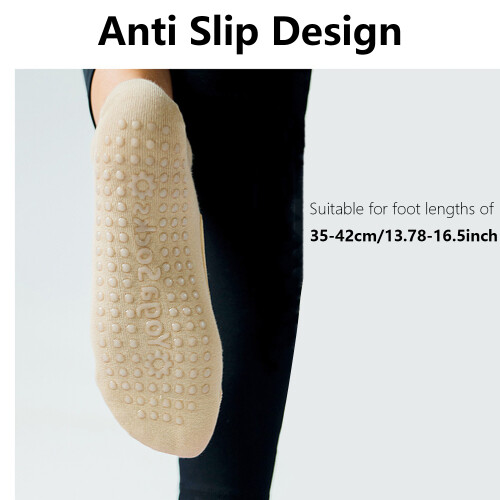Κάλτσες Grip - 3 ζευγάρια - Γιόγκα, Πιλάτες, Μπάρα, Μπαλέτου, Αντιολισθητικές, 1