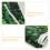 Eease Square Green Leaves Backdrop Grass Background Spring Scene Photography Backdrop 5