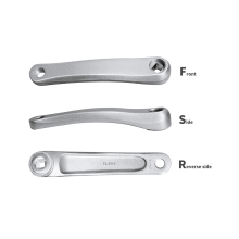 170mm Crank Arm Mountain Bike Left Side Crank Square Hole Crankset Handle Part Replacement Black