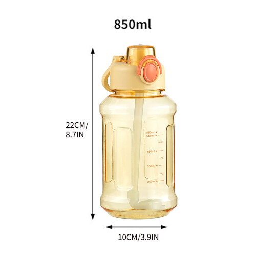 Μπουκάλι νερού για αθλητικά είδη Hiroekza 1500ML, Κύπελλο γυμναστικής μεγάλης 1