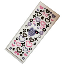 Hesroicy Sweet Cool Style Scrapbook Sticker - Assorted Peel And Stick Decorative Sticker for Students