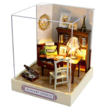 DIY Dollhouse Miniature with Furniture Wooden Mini House Kits Room Decorations Crafts Gift for Teenagers Adults Women Men null - 1