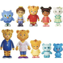 Set di 10 personaggi di Daniel Tiger's Neighborhood Friends & Family