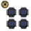 Hariumiu4Pcs Ηλιακά φώτα τοίχου Αυτόματη φόρτιση IP65 Αδιάβροχα Εύκολη εγκατάσταση 2
