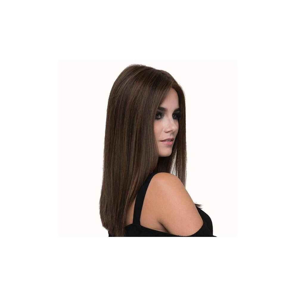 Straight length real hair wig ladies front wigs Christmas