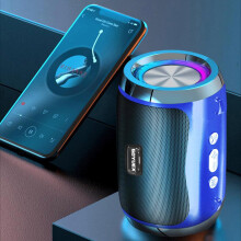 Jacenvly2024Výpredaj novoročných dekorácií, inteligentný hlasový Bluetooth audio prenosný subwoofer, bezdrôtový reproduktor kompatibilný s