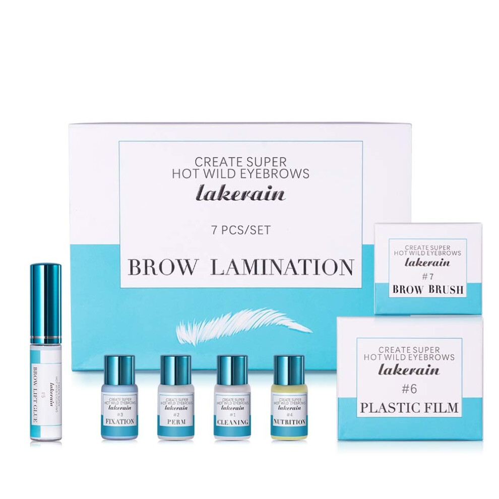 Brow Lamination Kit and Eyebrow Lift Kit with Tools for Fuller Long Lasting Brows at Home or Salon