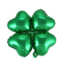 12 décorations de ballons et guirlandes de trèfles verts pour la Saint-Patrick