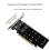 PCIeX16 naar M.2M-Key NVMEx4SSD2U Server RAID-array uitbreidingsadapter splitter multifunctionele draagbare kaart 3