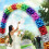 12 Πράσινα μπαλόνια με τριφύλλι και διακοσμήσεις με γιρλάντες για την ημέρα του 6