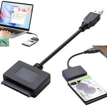 Cabo Adaptador jixopn SATA para USB 3.0, Adaptador USB 3.0 para SATA para Disco Rígido, Conversor Externo para Transferência de Dados de Discos