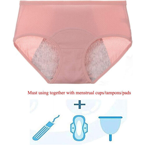Εσώρουχα Kisssecret για κορίτσια από βαμβάκι για περίοδο, σετ των 6, αναπνεύσιμα, 1