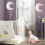 Painel de parede Yesbay com lua e estrelas de pelúcia para decoração de quarto de bebê. 2