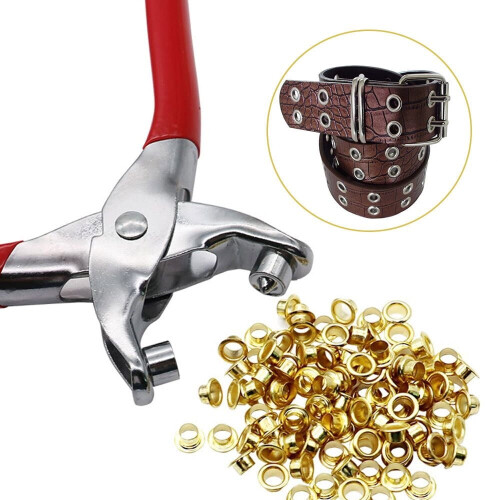 Yakbaofuo30Eyelets Σετ πένσας με κρίκους για DIY παπούτσια, ρούχα, χειροκίνητα εργαλεία,
