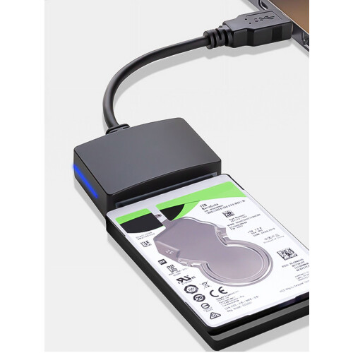 Καλώδιο προσαρμογέα jixopn SATA σε USB3.0 Προσαρμογέας σκληρού δίσκου USB3.0 σε SATA 2