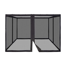 Jacenvly2024Clearance Muggennet met 4-zijdige ritssluiting, compatibel met universele buitententen, doe-het-zelf gordijnachtige schermwanden (alleen