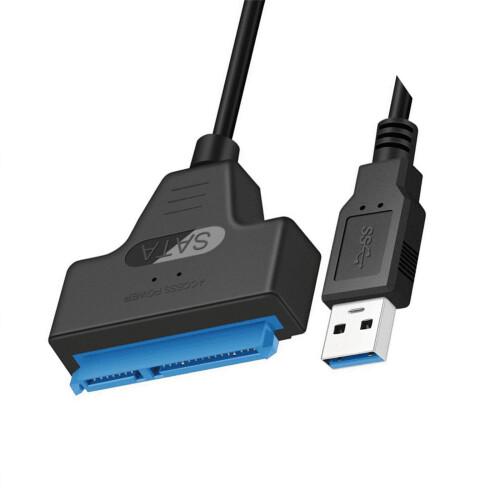 Cabo adaptador USB SATA 3.0 para 3.0 compatível com discos rígidos SSD de 2,5 polegadas. 1