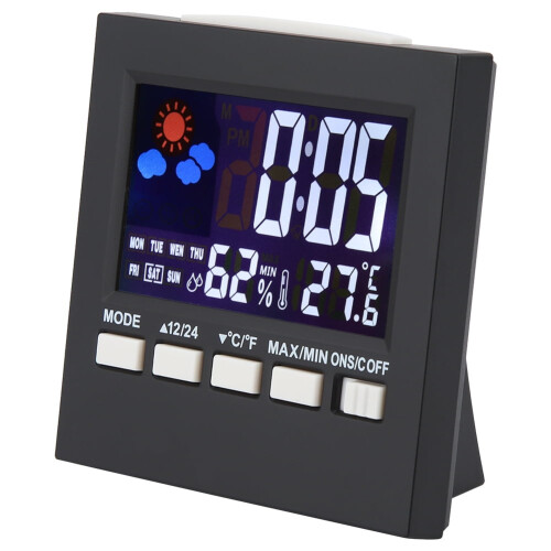 Dekaim Digital Alarm Clock, Multi-purpose Sound Control Backlight Digital Alarm Clock Thermometer Hygrometer 1