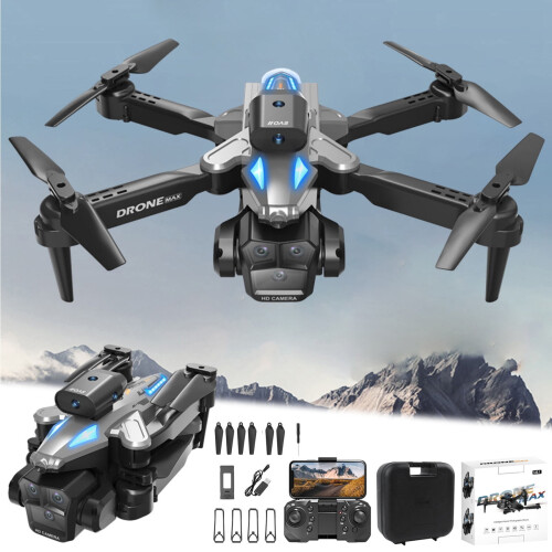 Drones με κάμερες Εκκαθάριση Drone με τρεις κάμερες Αεροφωτογραφία Clear Quadcopter Αυτόματη 1