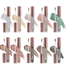 Glitter Liquid Eyeshadow Set 10 Colors Waterproof Long Lasting Metallic Shimmer for Party