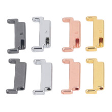 Adaptador de conector para reloj de acero inoxidable - Plateado