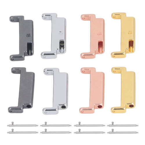 Adaptador de conector para reloj de acero inoxidable - Plateado 1