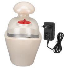 Elektrische hoofdmassageapparaat voor huisdieren, handzame massager met meerdere vibratiestanden voor een diepe reiniging en ontspanning, perfect