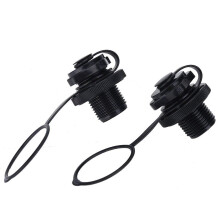 Inflatable Boat Valve Set with LeakProof Cap for Kayak and Raft, 2pcs Spiral Air Plug Replacement