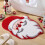 Χαλιά Μπάνιου Giyblacko Santa Κόκκινο Χριστουγεννιάτικο Χαλί Απορροφητικό Πλενόμενο 4