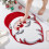 Χαλιά Μπάνιου Giyblacko Santa Κόκκινο Χριστουγεννιάτικο Χαλί Απορροφητικό Πλενόμενο 7