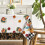 Sm: )e Gobble kalkun Thanksgiving-dug 60 x 84 tommer 2